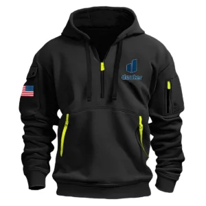 Classic Fashion Deuter Camping Color Navy Hoodie Half Zipper