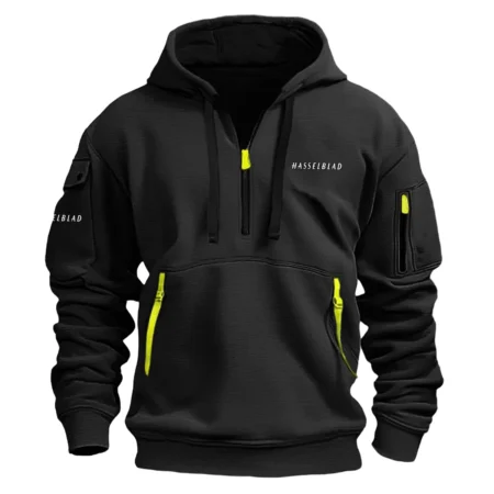 Hasselblad Classic Fashion Photography Videography Color Black Hoodie Half Zipper