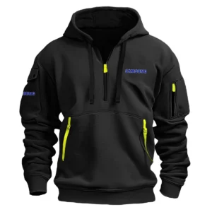 Samsung Classic Fashion Photography Videography Color Black Hoodie Half Zipper