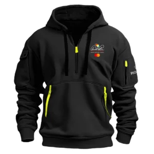 Black Color Rolex Fashion Hoodie Half Zipper Arnold Palmer Invitational Gift For Fans