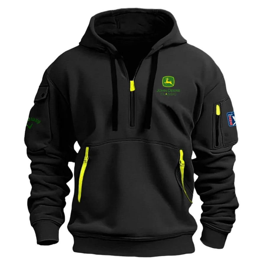 Black Color Callaway Fashion Hoodie Half Zipper John Deere Classic Gift For Fans