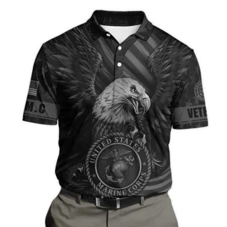 Veteran Just Imagine What I Would Do To Protect My Kids U.S. Marine Corps All Over Prints Polo Shirt