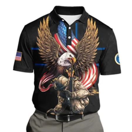 Veteran Only Two Defining Forces Have Ever Offered To Die For You U.S. Air Force All Over Prints Polo Shirt