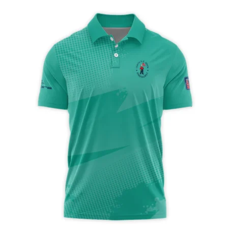 Golf Sport Pattern Green Mix Color 124th U.S. Open Pinehurst Cobra Golf Polo Shirt Style Classic