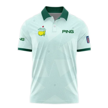 Golf Love Star Light Green Mix Masters Tournament Ping Polo Shirt Style Classic