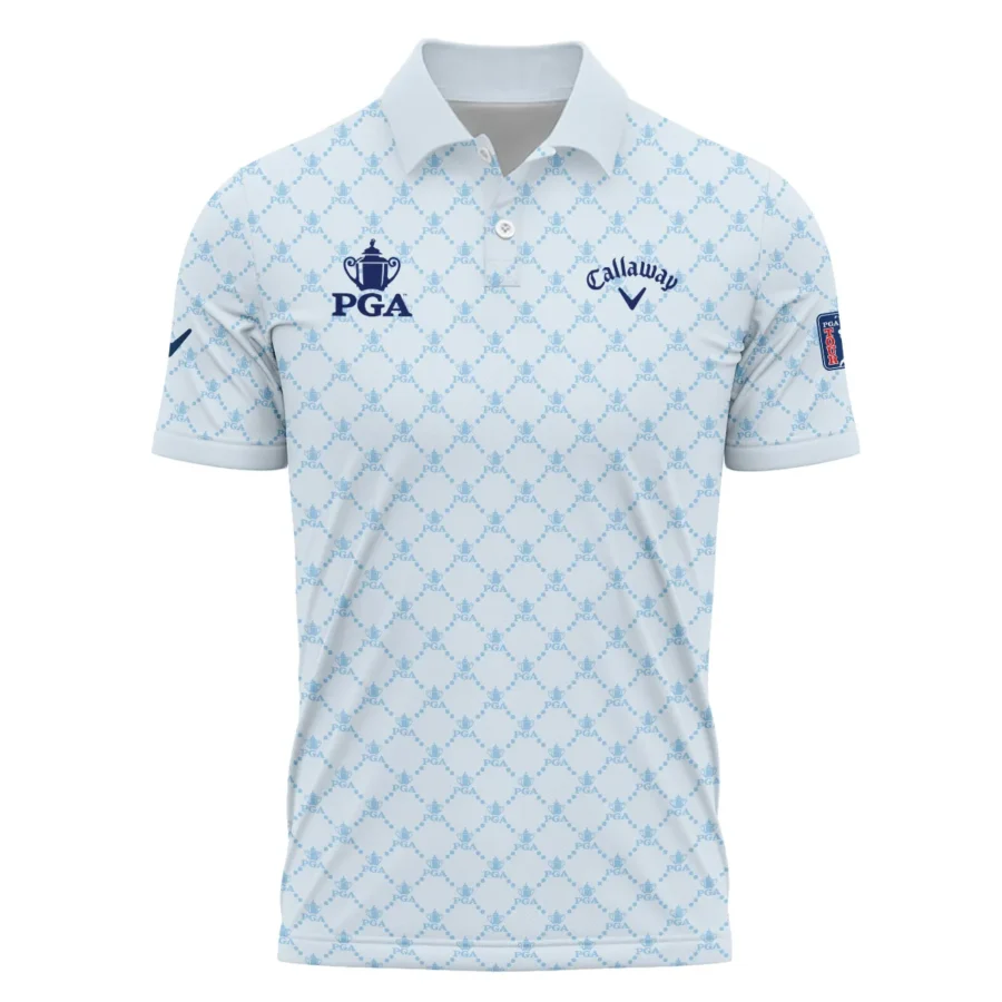 Golf Sport Pattern Light Blue Style 2024 PGA Championship Valhalla Callaway Polo Shirt Style Classic