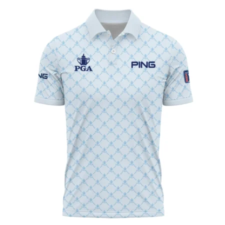 Golf Sport Pattern Light Blue Style 2024 PGA Championship Valhalla Ping Polo Shirt Style Classic