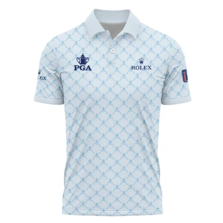 Golf Sport Pattern Light Blue Style 2024 PGA Championship Valhalla Rolex Polo Shirt Style Classic