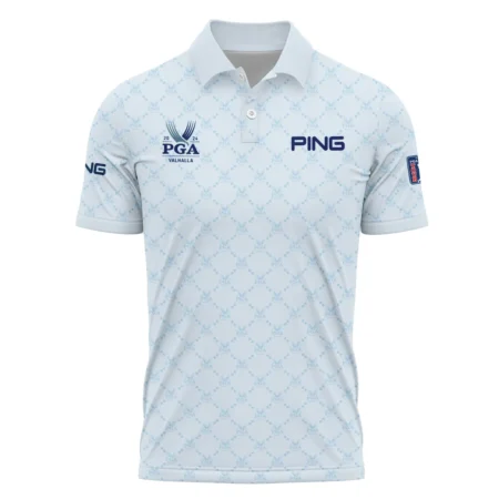 Golf Sport Pattern Light Blue Sport 2024 PGA Championship Valhalla Ping Polo Shirt Style Classic