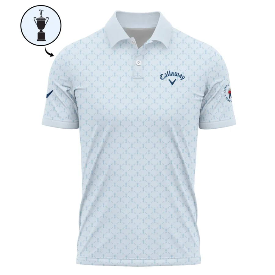 Golf Sport Pattern Blue Sport Uniform 124th U.S. Open Pinehurst Callaway Polo Shirt Style Classic