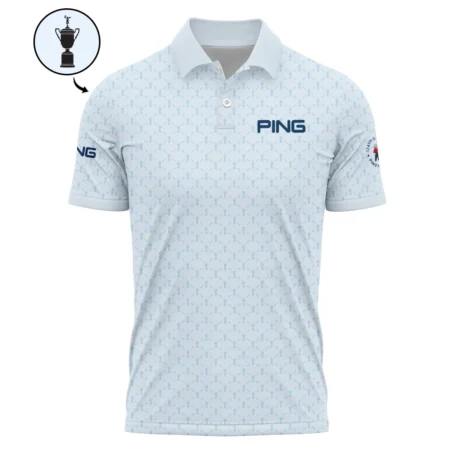 Golf Sport Pattern Blue Sport Uniform 124th U.S. Open Pinehurst Ping Polo Shirt Style Classic