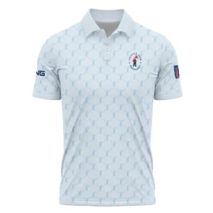 Golf Sport Pattern Light Blue Style 124th U.S. Open Pinehurst Rolex Performance T-Shirt Style Classic