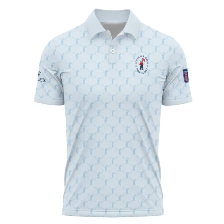 Golf Sport Pattern Light Blue Style 124th U.S. Open Pinehurst Rolex Polo Shirt Style Classic