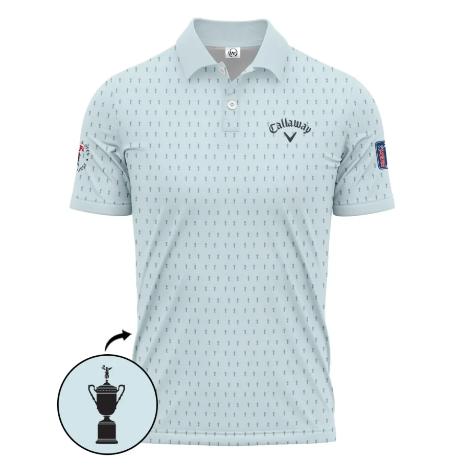 Golf Pattern Cup Light Blue Mix Green 124th U.S. Open Pinehurst Pinehurst Callaway Polo Shirt Style Classic