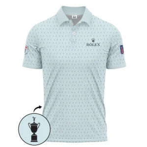 Tennis Pattern Star Light Green US Open Tennis Lacoste Polo Shirt Style Classic