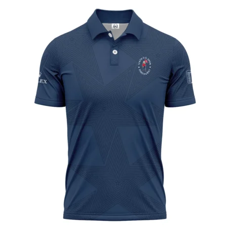 Golf Sport Navy Star 124th U.S. Open Pinehurst Pinehurst Rolex Polo Shirt Style Classic