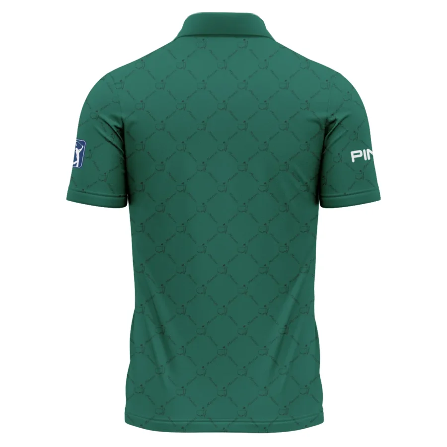 Golf Sport Pattern Color Green Mix Black Masters Tournament Ping Polo Shirt Style Classic