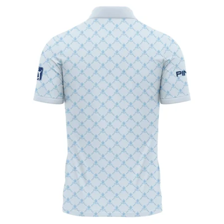 Golf Sport Pattern Light Blue Style 2024 PGA Championship Valhalla Ping Polo Shirt Style Classic