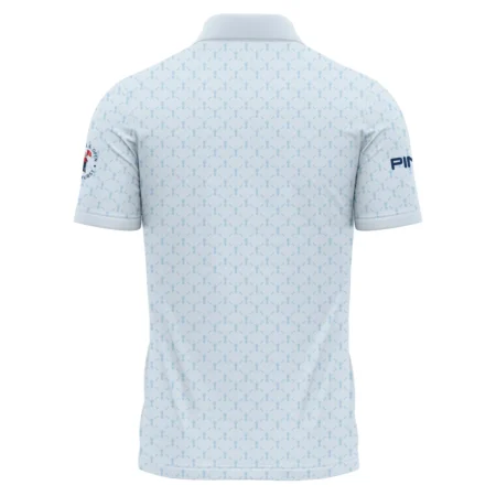 Golf Sport Pattern Blue Sport Uniform 124th U.S. Open Pinehurst Ping Polo Shirt Style Classic