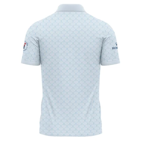 Golf Sport Pattern Blue Sport Uniform 124th U.S. Open Pinehurst Rolex Polo Shirt Style Classic