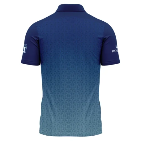 Sport Gradiend Blue Mix Color 124th U.S. Open Pinehurst Pinehurst Rolex Polo Shirt Style Classic