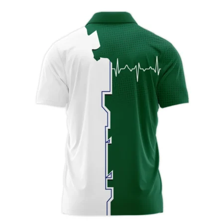 Tennis Love Green Color Wimbledon Championships Champions Wilson Performance Polo Shirt