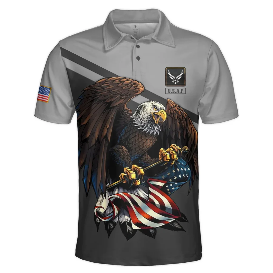 Being A Veteran Is An Honor Being A Grandpa Is Priceless U.S. Air Force All Over Prints Polo Shirt