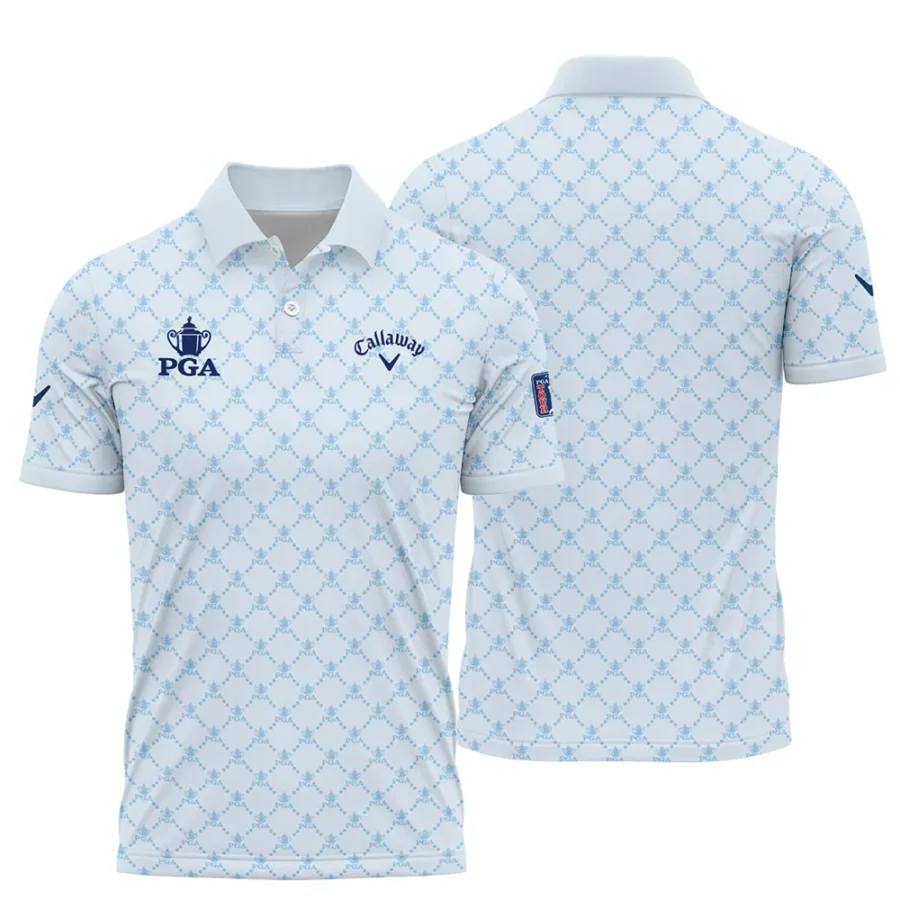 Golf Sport Pattern Light Blue Style 2024 PGA Championship Valhalla Callaway Polo Shirt Style Classic