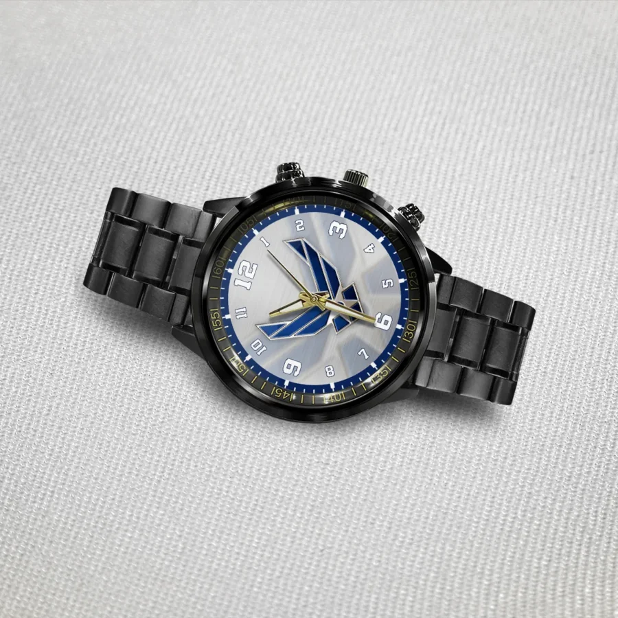 U.S. Air Force Logo Black Stainless Steel Watch Gift For Airmen