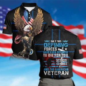 Veteran Only Two Defining Forces Have Ever Offered To Die For You U.S. Air Force All Over Prints Hoodie