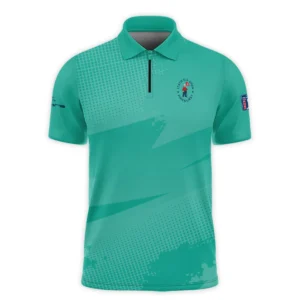 Golf Sport Pattern Green Mix Color 124th U.S. Open Pinehurst Cobra Golf Polo Shirt Style Classic