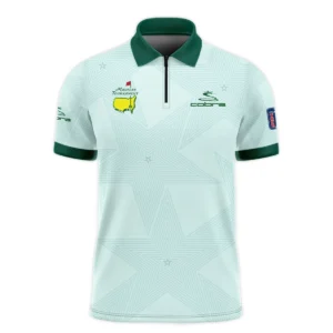 Golf Love Star Light Green Mix Masters Tournament Cobra Golf Long Polo Shirt Style Classic