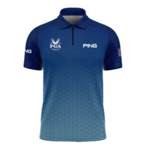 Golf Sport Pattern Blue Sport Uniform 2024 PGA Championship Valhalla Ping Polo Shirt Style Classic