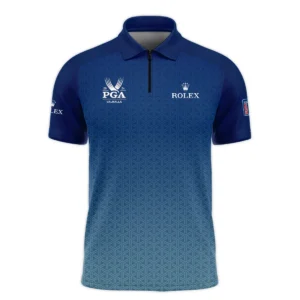 Golf Sport Pattern Blue Sport Uniform 2024 PGA Championship Valhalla Rolex Polo Shirt Style Classic