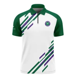 Tennis Love Green Mix Wimbledon Championships Champions Ralph Lauren Performance Vneck Polo Shirt