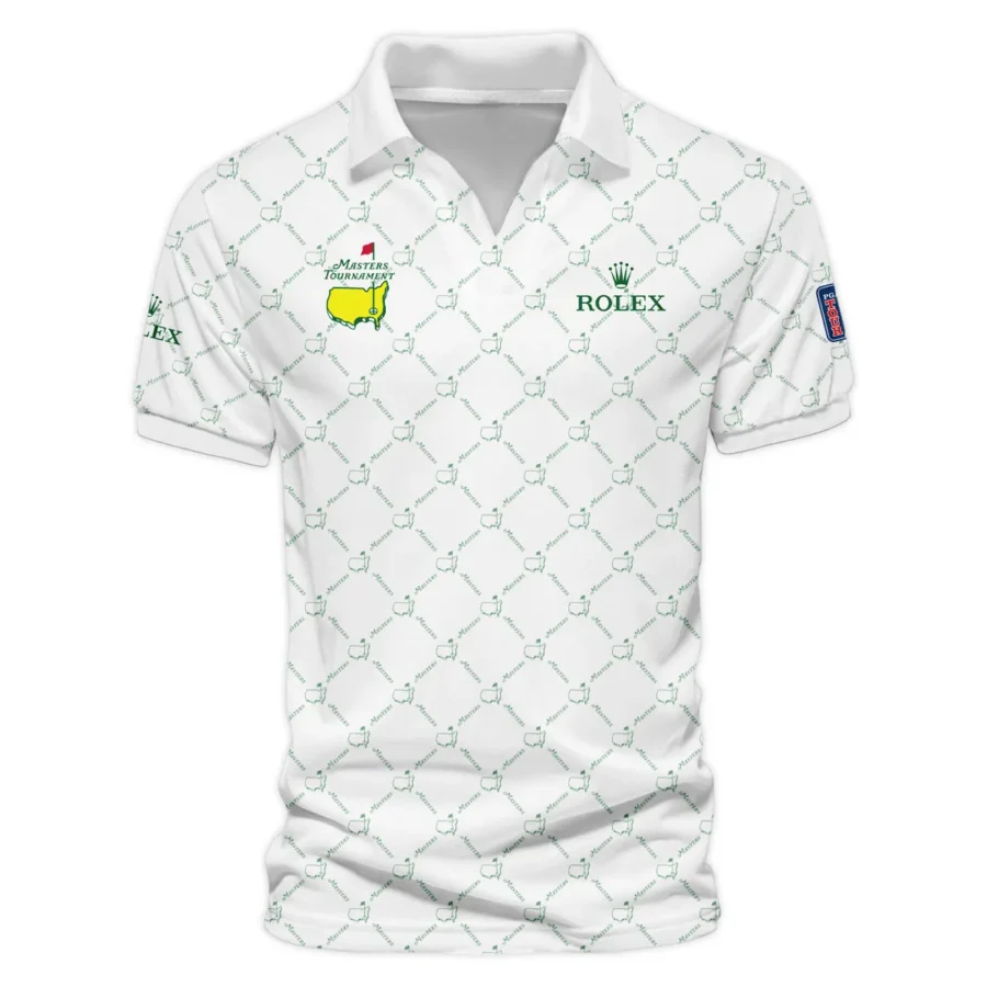 Golf Sport Pattern Color White Mix Masters Tournament Rolex Vneck Polo Shirt Style Classic