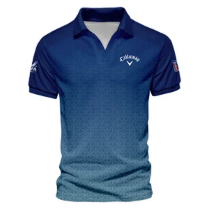 Golf Sport Pattern Blue Sport Uniform 2024 PGA Championship Valhalla Callaway Style Classic, Short Sleeve Round Neck Polo Shirt