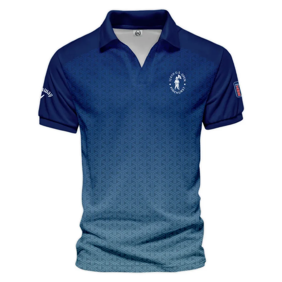 Sport Gradiend Blue Mix Color 124th U.S. Open Pinehurst Pinehurst Callaway Vneck Polo Shirt Style Classic