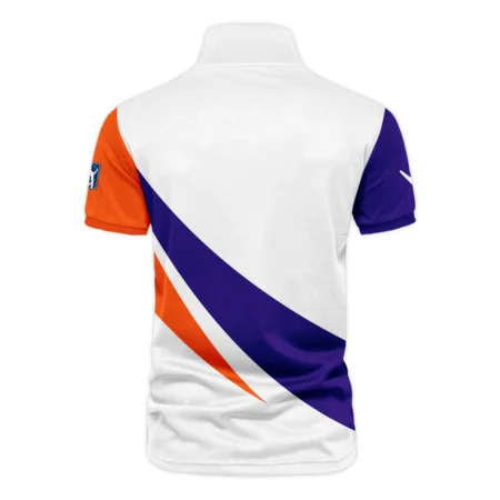 Golf Sport Orange Mix Blue FedEx St. Jude Championship Pinehurst Callaway Vneck Polo Shirt Style Classic