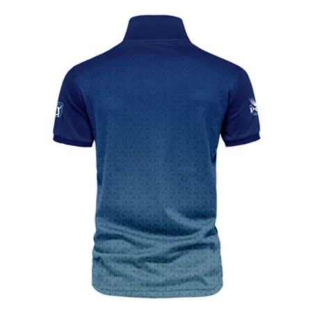Golf Sport Pattern Blue Sport Uniform 2024 PGA Championship Valhalla Cobra Golf Vneck Polo Shirt Style Classic