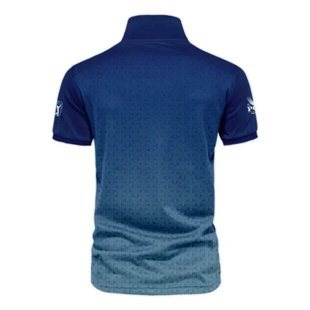 Golf Sport Pattern Blue Sport Uniform 2024 PGA Championship Valhalla Callaway Vneck Polo Shirt Style Classic