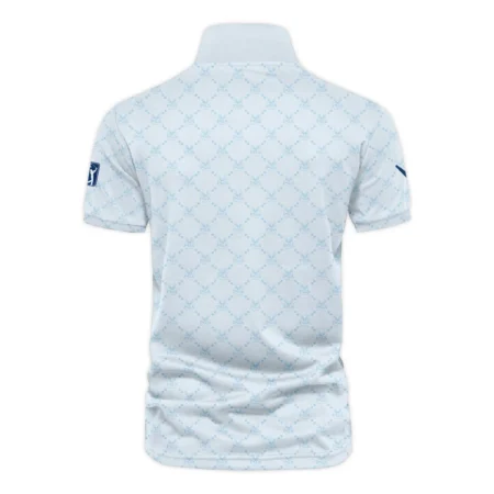 Golf Sport Pattern Light Blue Sport 2024 PGA Championship Valhalla Callaway Vneck Polo Shirt Style Classic