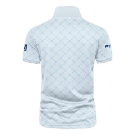 Golf Sport Pattern Light Blue Sport 2024 PGA Championship Valhalla Ping Vneck Polo Shirt Style Classic