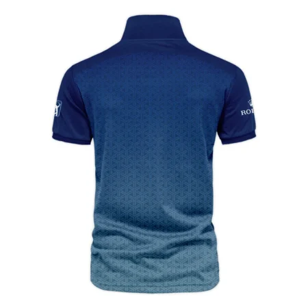 Sport Gradiend Blue Mix Color 124th U.S. Open Pinehurst Pinehurst Rolex Vneck Polo Shirt Style Classic