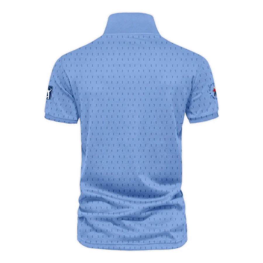 Golf Pattern Cup Blue 124th U.S. Open Pinehurst Pinehurst Callaway Vneck Polo Shirt Style Classic