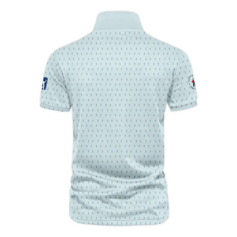 Golf Pattern Cup Light Blue Mix Green 124th U.S. Open Pinehurst Pinehurst Callaway Vneck Polo Shirt Style Classic