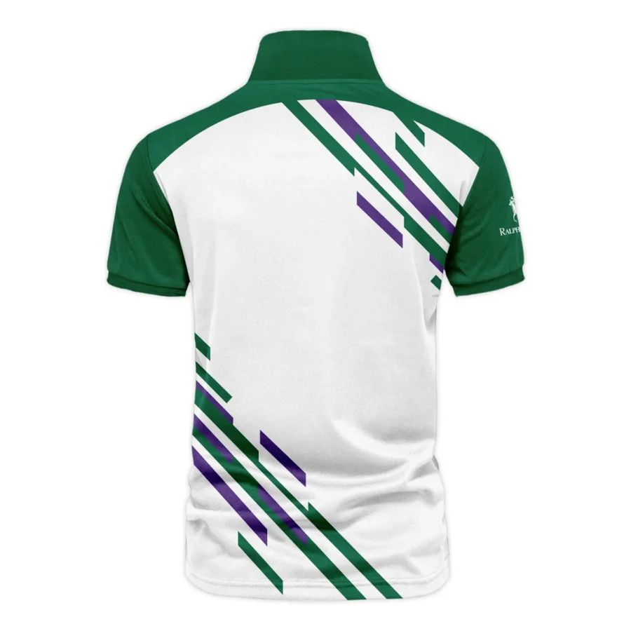 Tennis Love Green Mix Wimbledon Championships Champions Ralph Lauren Performance Vneck Polo Shirt