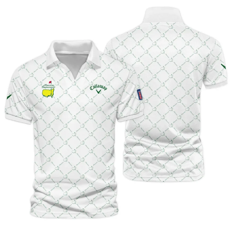 Golf Sport Pattern Color White Mix Masters Tournament Callaway Vneck Polo Shirt Style Classic