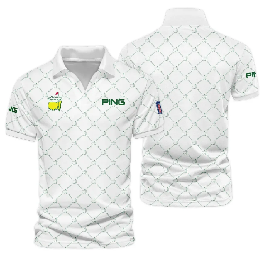 Golf Sport Pattern Color White Mix Masters Tournament Ping Vneck Polo Shirt Style Classic