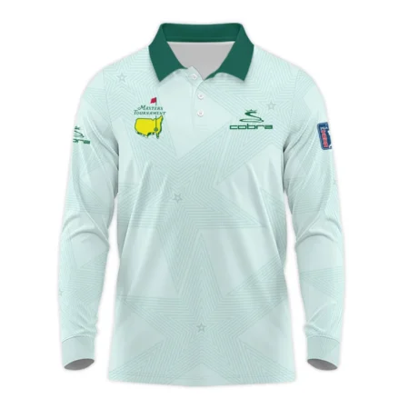 Golf Love Star Light Green Mix Masters Tournament Cobra Golf Long Polo Shirt Style Classic